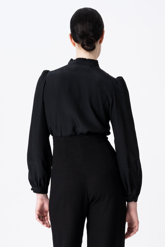 Lace Silk Blouse