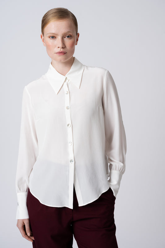 Yes! Shirt Silk Off White