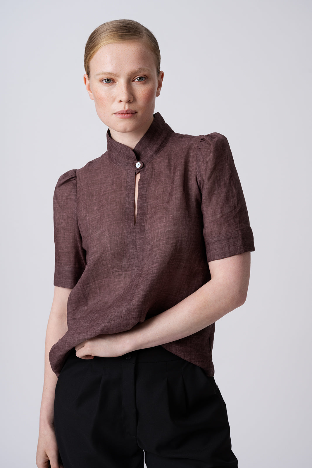 Sara Blouse Marron