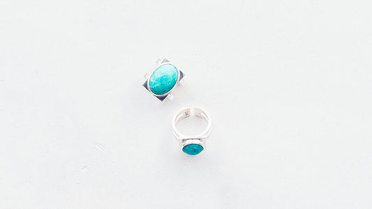 Oval Ring Turquoise